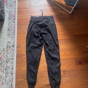 Lululemon Athletica Black Track Pants with Tapered Leg